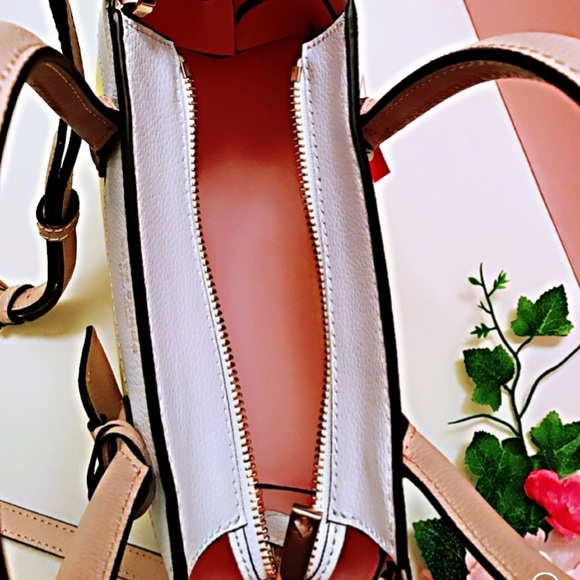 Kate Spade Cameron Street Satchel White/Yellow.NWT - Picture 9 of 14